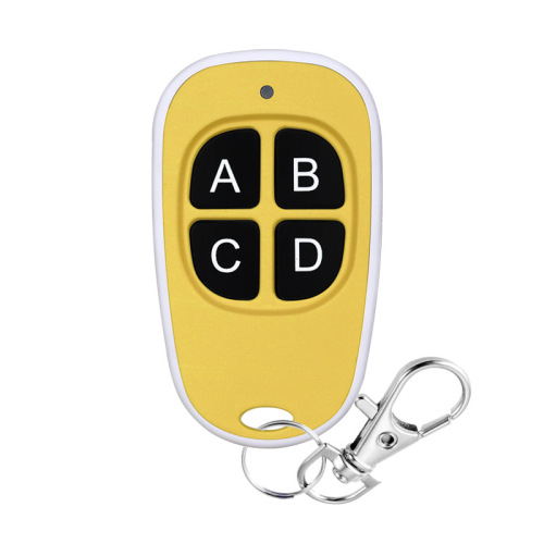 Wireless Copy Remote Control, 4-Button Garage Door Remote, Drive Gate Electric Door Copy Remote 433MHz