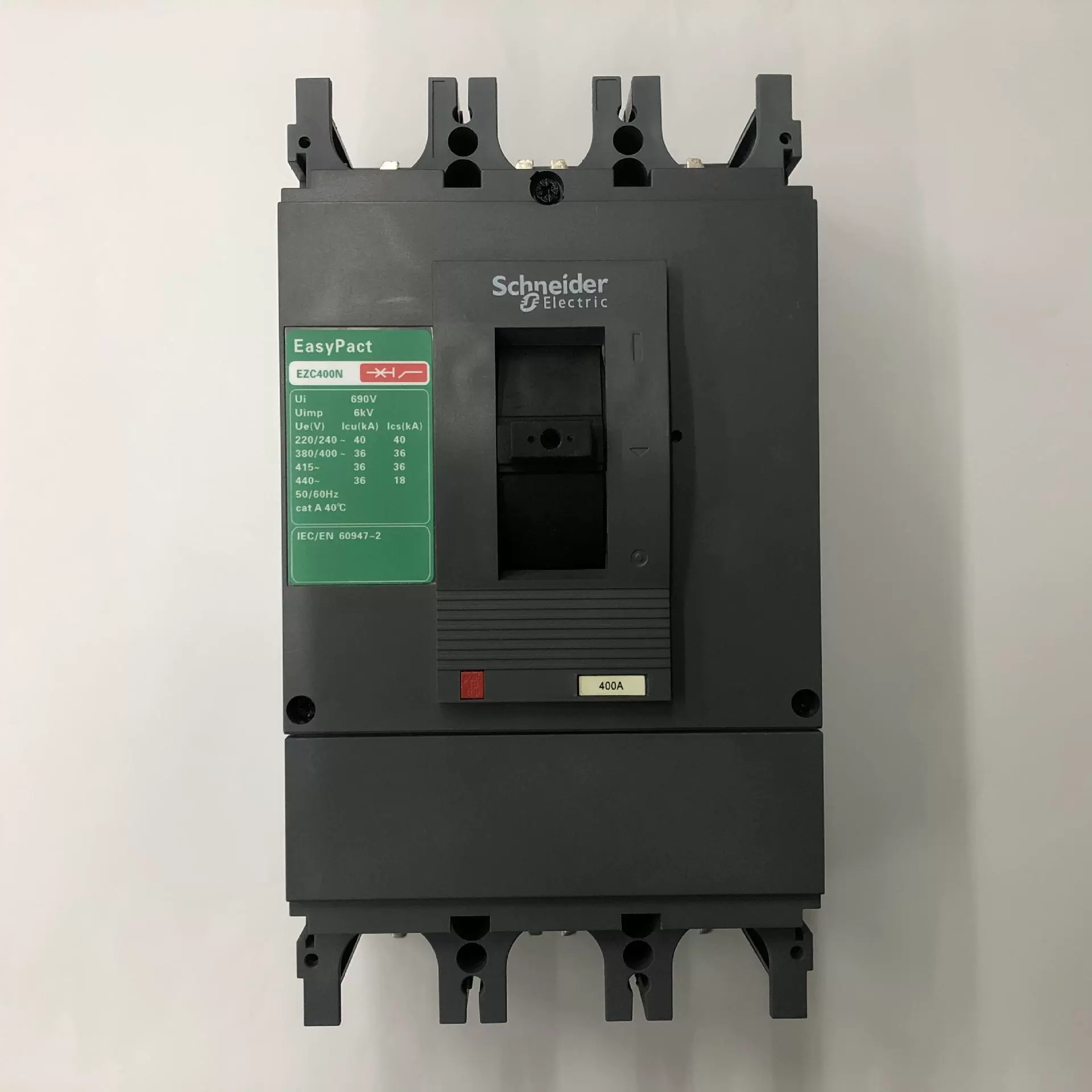 Оригинальный подлинный EZC400N3400N 3P 400A воздушный выключатель Schneider с пластиковым корпусом