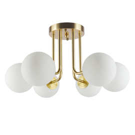 北欧简约现代餐厅灯创意设计师过道灯书房卧室仿铜色金色魔豆灯具