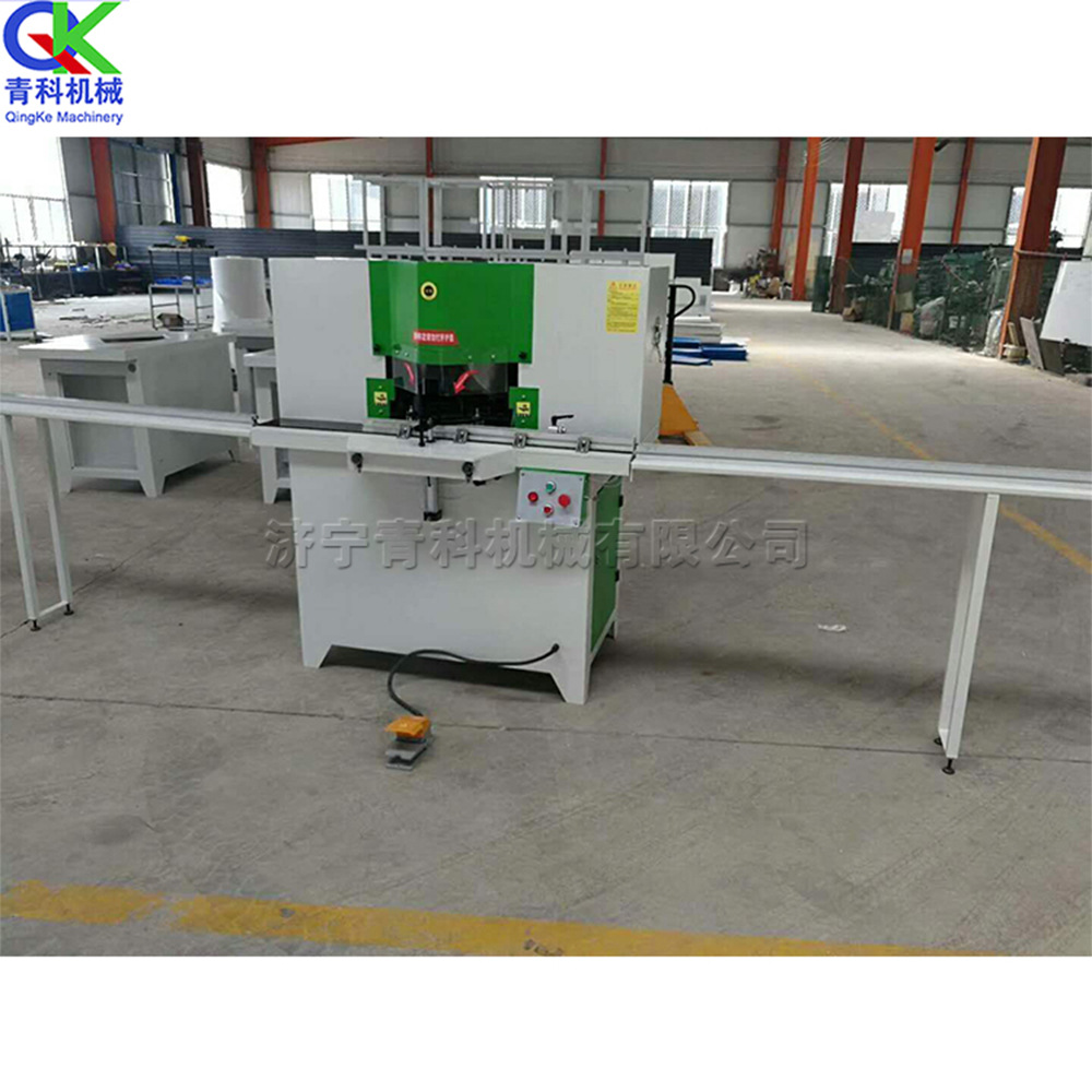 相框门窗双头锯切角机 铝材塑料木板切割机 45度斜角亚克力加工机