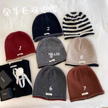 100��WOOL�ɳڸм���ë�Ѷ�ñ�pɫ߅�ٴ�r��ᘿ���ñ�o��ë��ñ