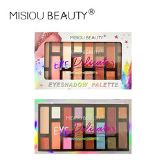 外銷16色眼影盤適合新手舞台生活妝不掉色啞光珠光多色眼影盤