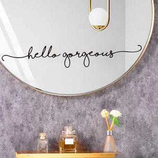 Carved foreign trade ins short English slogan sticker background wall living room room decoration wall stickers self-adhesive wall stickers
