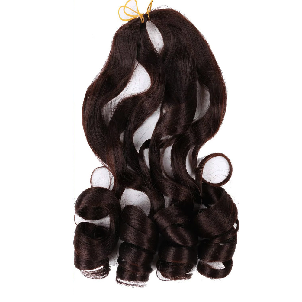 Peruca de comercio exterior extensión de cabello de mujer rollo suelto de cola de caballo africano sucio de cabello de aguja de cabello francés natural rollo de cabello trenzado