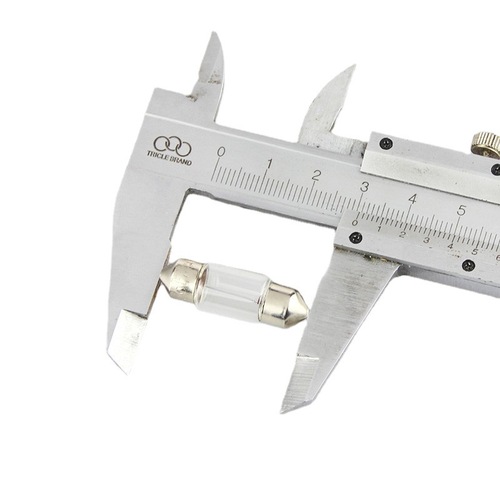 Double-tip reading car trunk small lamp bead 12V 24V5W double-tip bulb olive lamp roof ceiling light