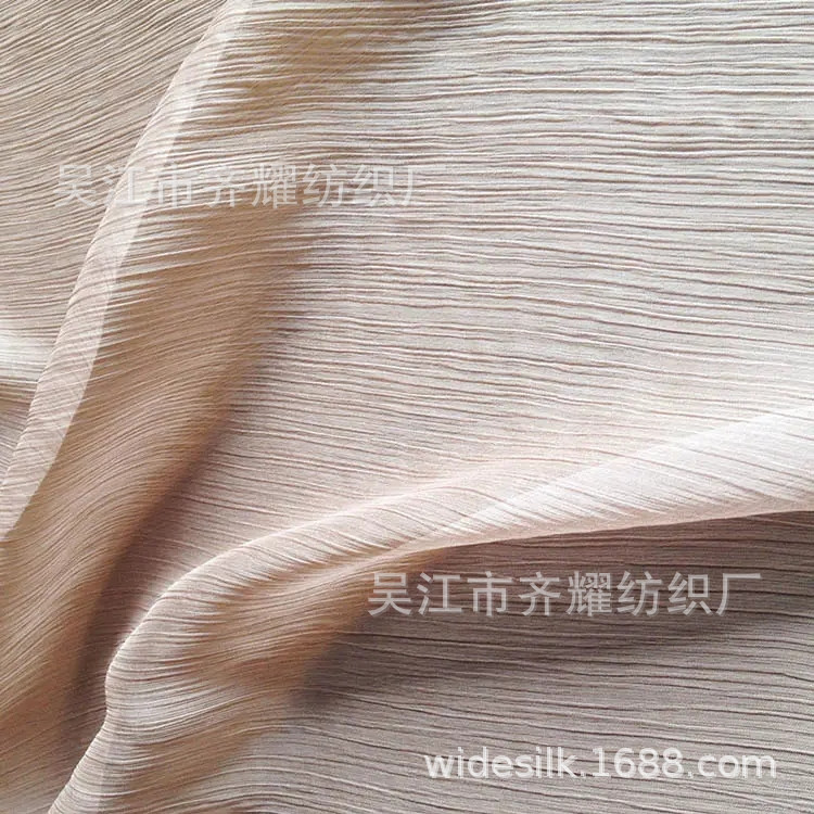 顺纡绉尼达佐绩麻阿拉伯黑袍韩国麻太子呢绉条烫金轧花面料