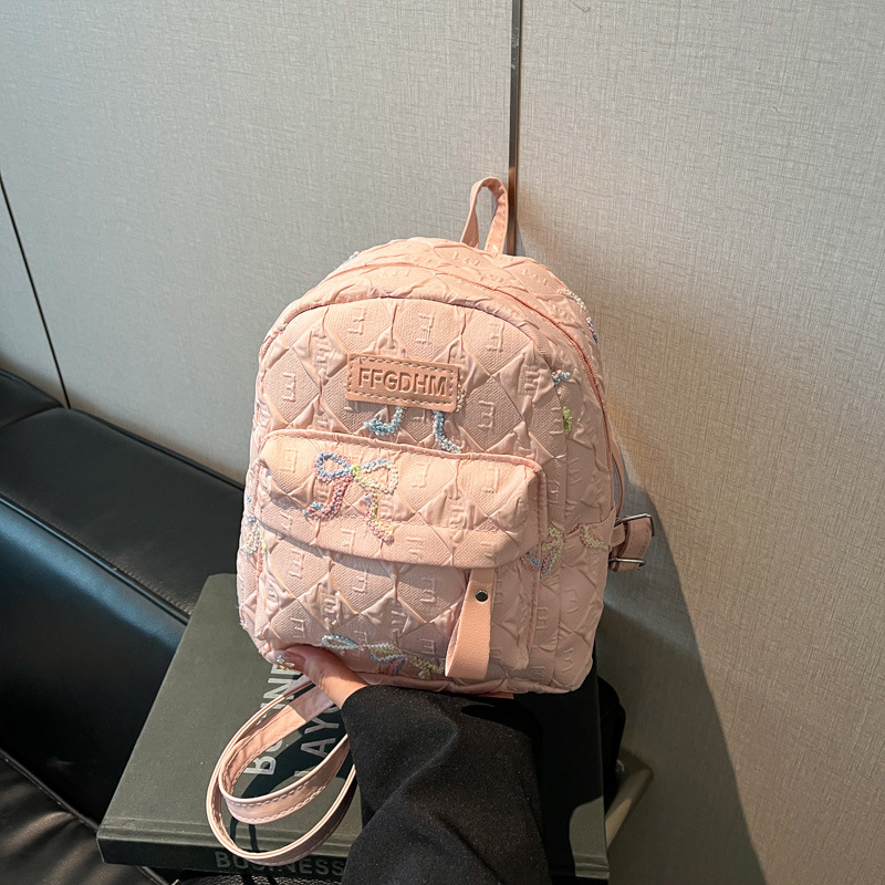 2025 mochila escolar de verano, niña de secundaria, mochila pequeña, niña de viaje, estudiante universitario, mochila de celebridades de Internet, salvaje coreano