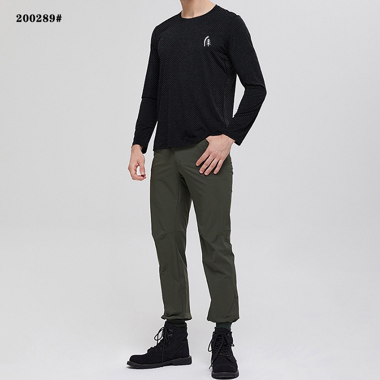 Spring travel sports casual breathable elastic long-sleeve for…