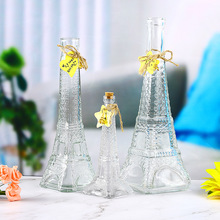 DIY星空星星鐵塔許願瓶創意插花小花瓶小南瓜水培玻璃透明花瓶