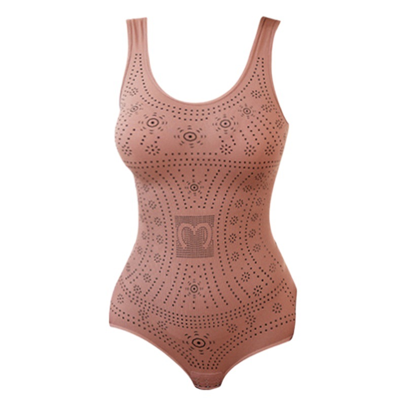 Cross-border European and American one-piece corset backless strap bottoming belly contracting triangle breasted bodybuilding tight underwear
