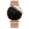 Watch for leisure, polyurethane men's quartz watches, wish, Korean style, simple and elegant design