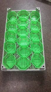Fruit transportation packaging frame flat basket mulberry strawberry bayberry packaging plastic basket