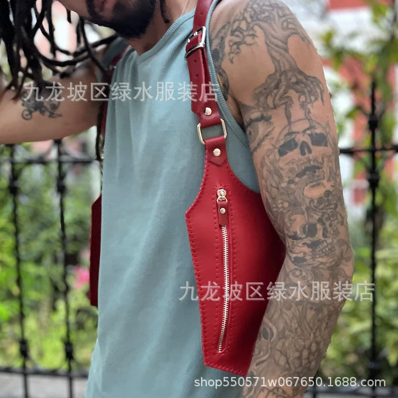 2025 новый стиль мужская сумка через плечо для телефона, регулируемая сумка-кошелек с молнией, маленькая сумка для активного отдыха