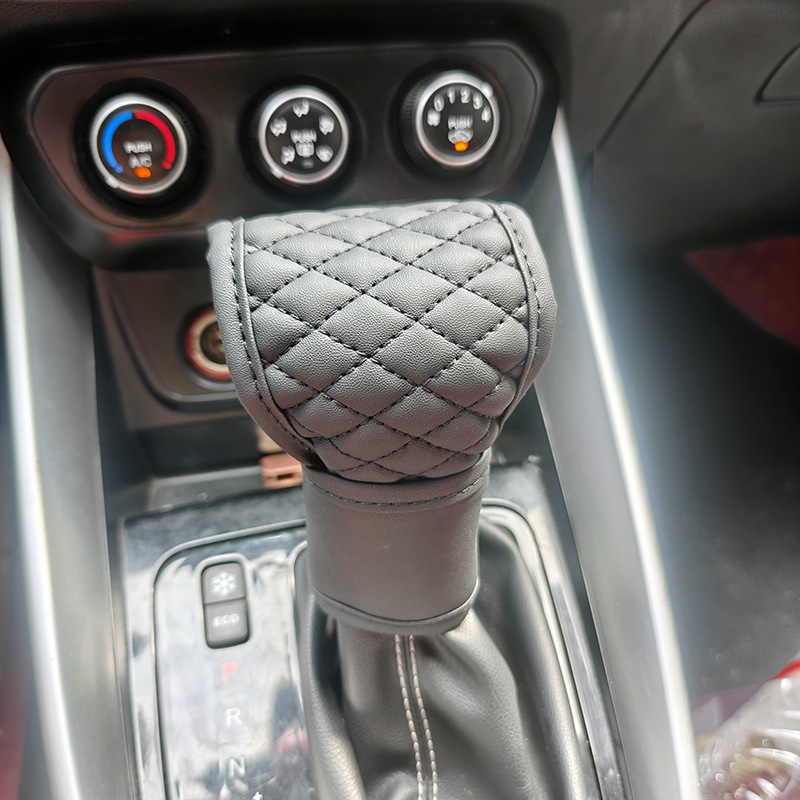 Car Shoulder Pad Set 5-Piece Set Universal Car Gear Shift Cover Handbrake Cover Shoulder Pad Cover Steering Wheel Cover Cross-Border