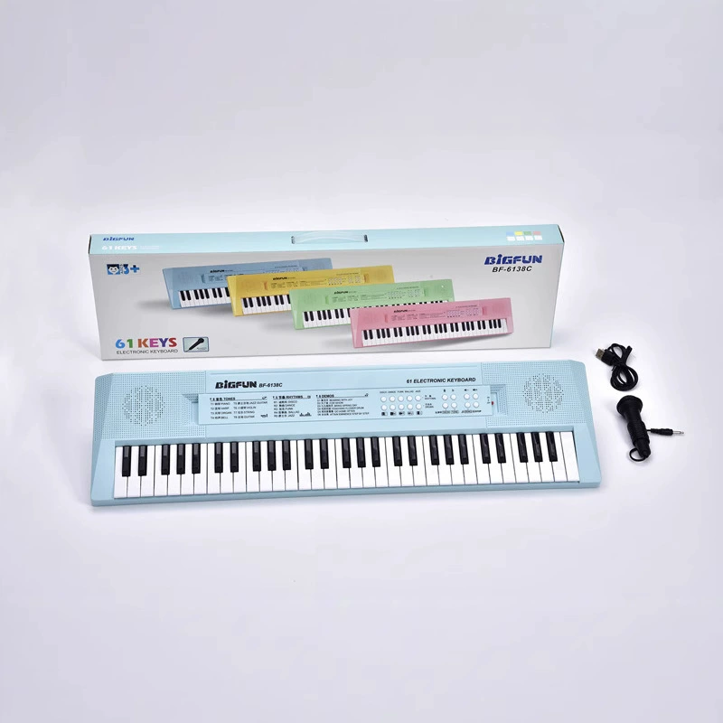 Синтезатор, игрушка, микрофон, 54 клавиши