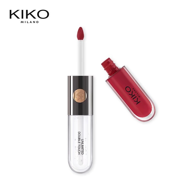 【官方正品】KIKO双头唇釉双头唇蜜6g夏季持久不沾镜面口红豆沙|undefined