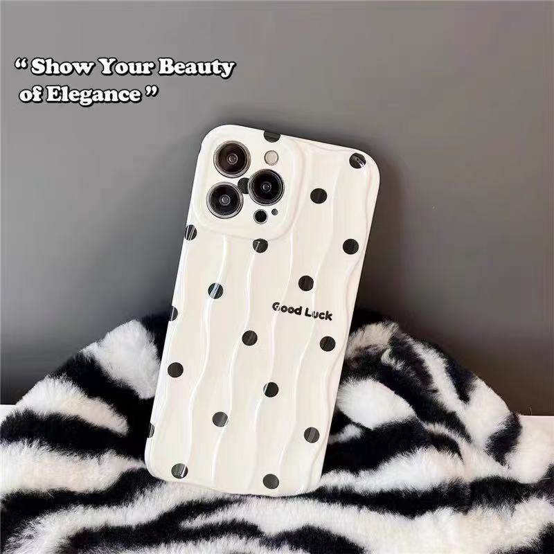 Punto de onda de nicho para iphone15 bolso diagonal 16ProMax funda para teléfono móvil 13 Apple 14P hombres y mujeres 16
