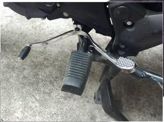 Wholesale in-stock motorcycle modified aluminum alloy dual-shift lever, available in four colors