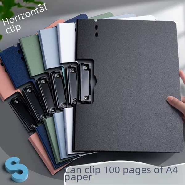 Kaba Bear Thickened A4 File Folder, Document Organizer, Clipboard, Test Paper Holder, Office Writing Board, File Clip Board