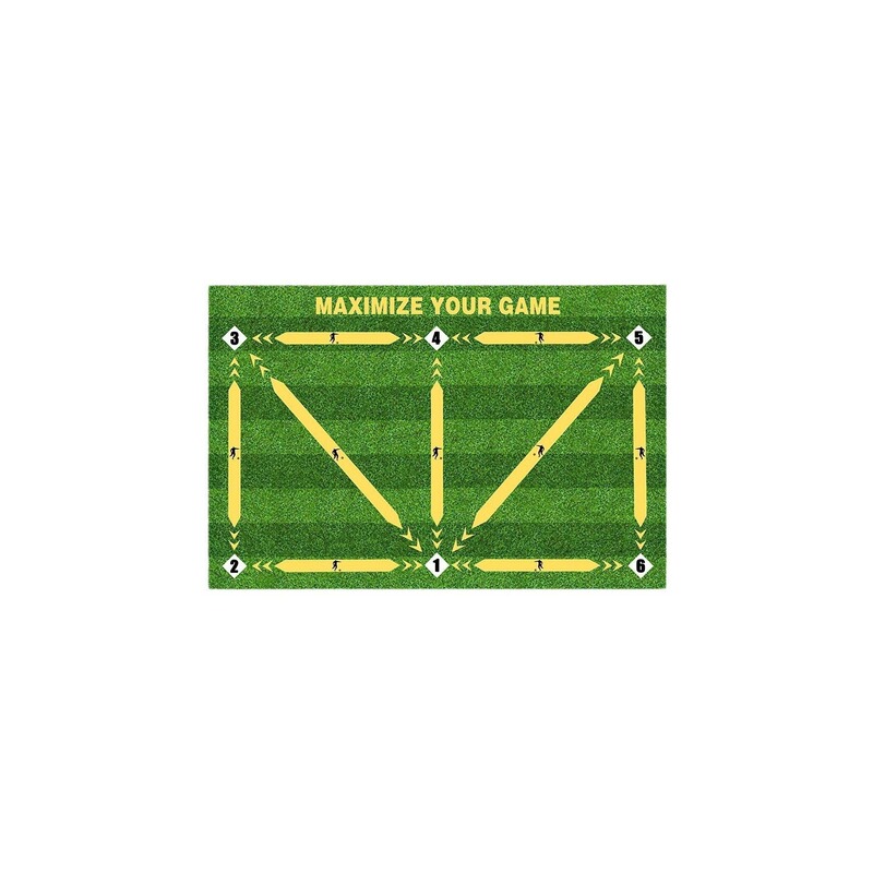 クロスボーダーテムサッカートレーニングマット滑り止めとノイズ低減家庭用子供用サッカーマットカーペットトレーニングマット芝生マット|undefined