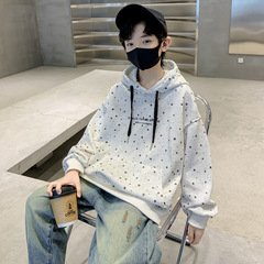 Boys' Spring Outfit Hooded Sweatshirt 2024 New Trendy Stylish Hooded Top for Middle Kids Spring and Autumn Season Casual Base Shirt Trend