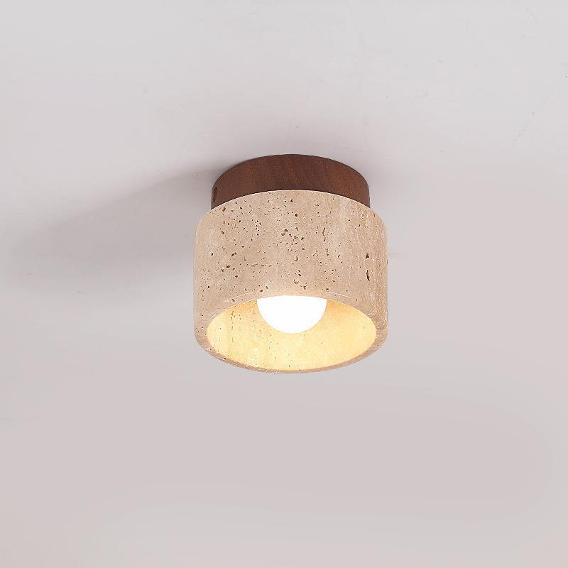 lámpara de techo diseñador de lámpara de techo iluminación de viento dormitorio decoración de viento sala de estar escalera pasillo diseño de crema personalidad marca silenciosa