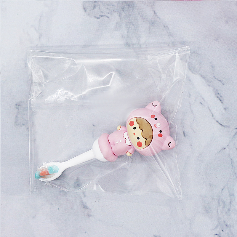 Nuevo cepillo de dientes para niños Mango antideslizante de diez mil labros de alta gama de lana suave punto lindo serie animal cepillo de dientes suministro de fabricantes