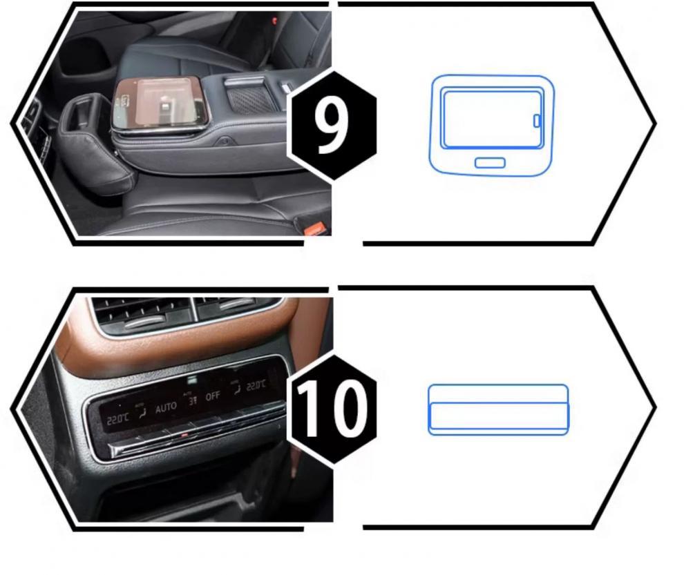 20-25 Mercedes-Benz Gle/Gls Interior Film 350450 Central Control Instrument Navigation Gear Film Screen Film Protection-Tpu