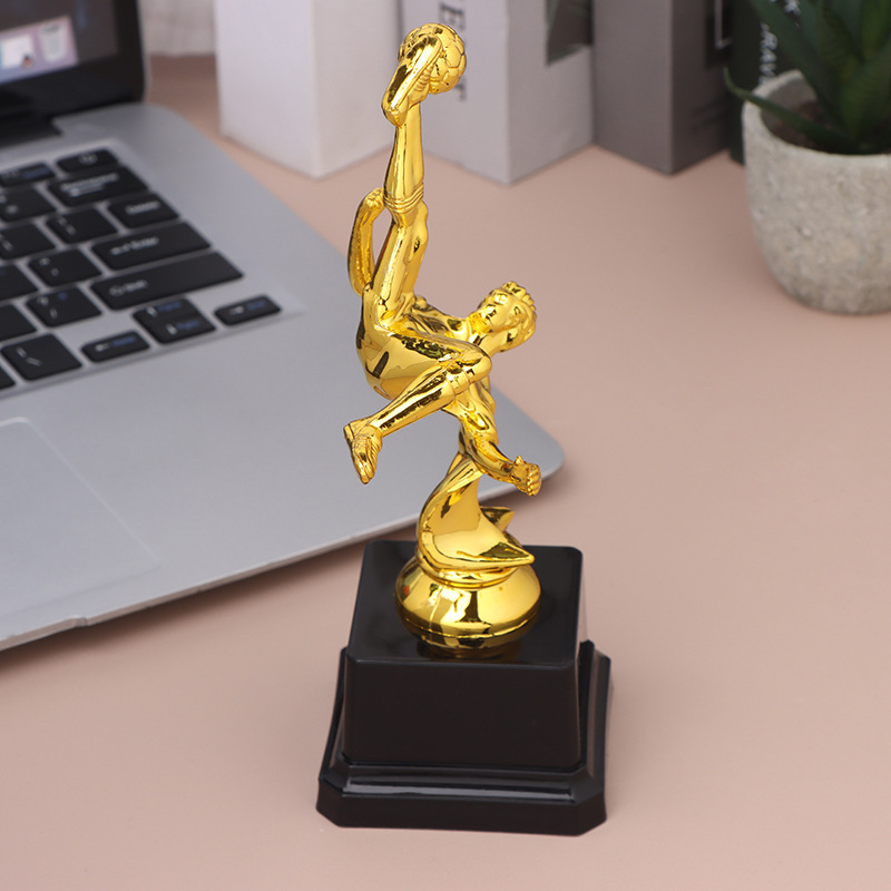 Mini Children's Plastic Trophy Football Trophy Competition Award Trophy Souvenir Decoration