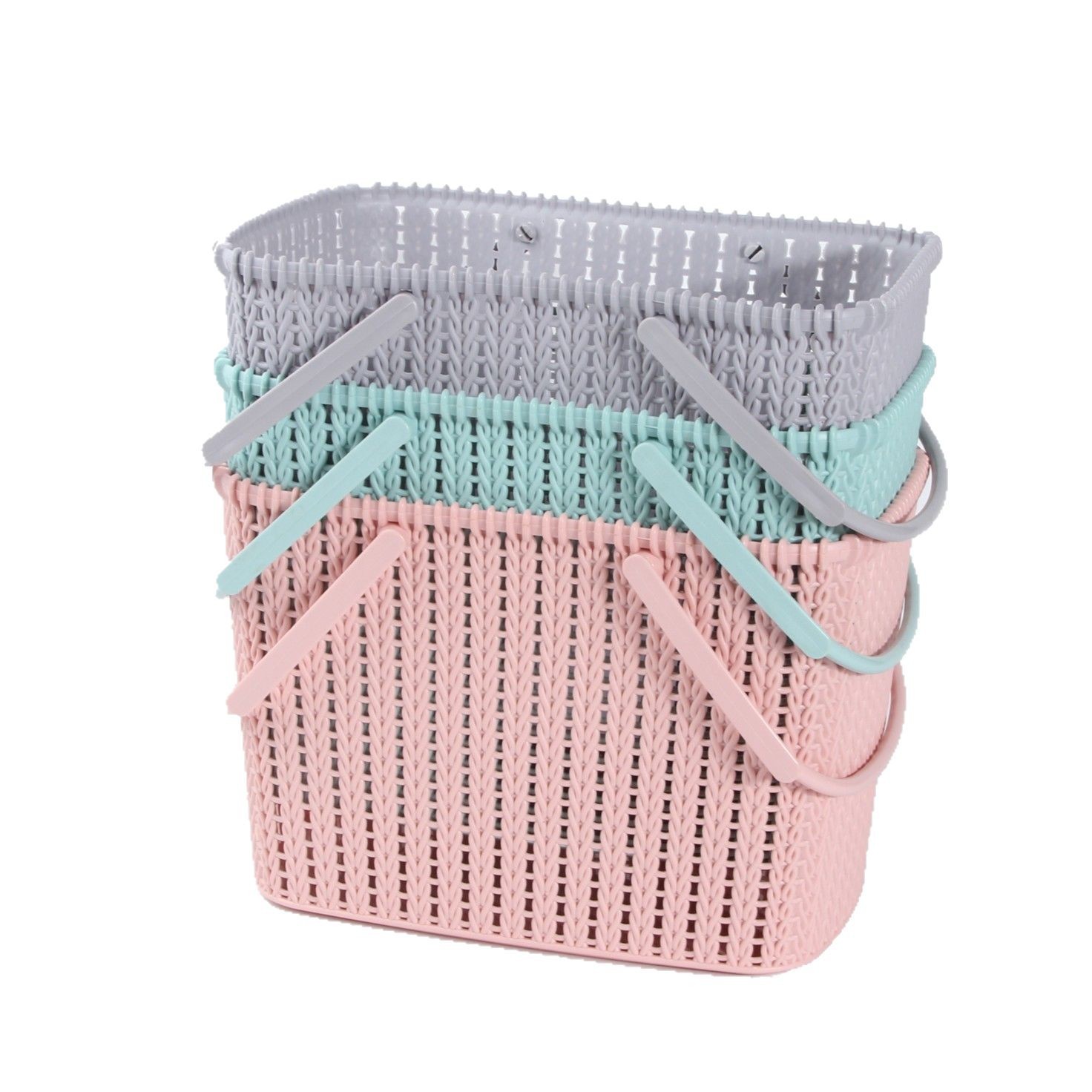 新款807塑料镂空手提框 浴室收纳篮洗澡手提篮沐浴篮塑料制品批货