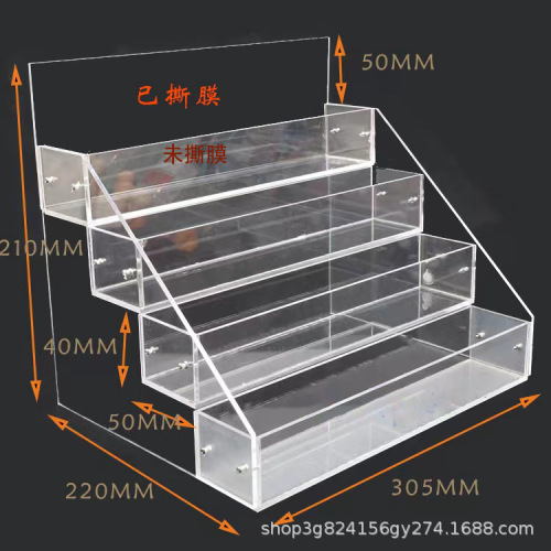 Acrylic Multi-layer Storage Rack, Cosmetic Nail Polish Multi-step Display Stand, Decorative Accessory Shelf, Direct Manufacturer Sale