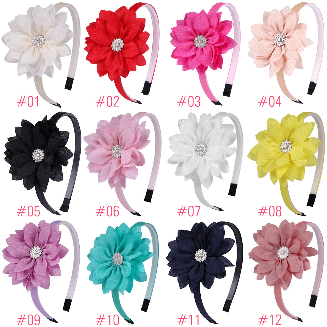 XIMA-12pcs-lot-3-5inch-Flower-