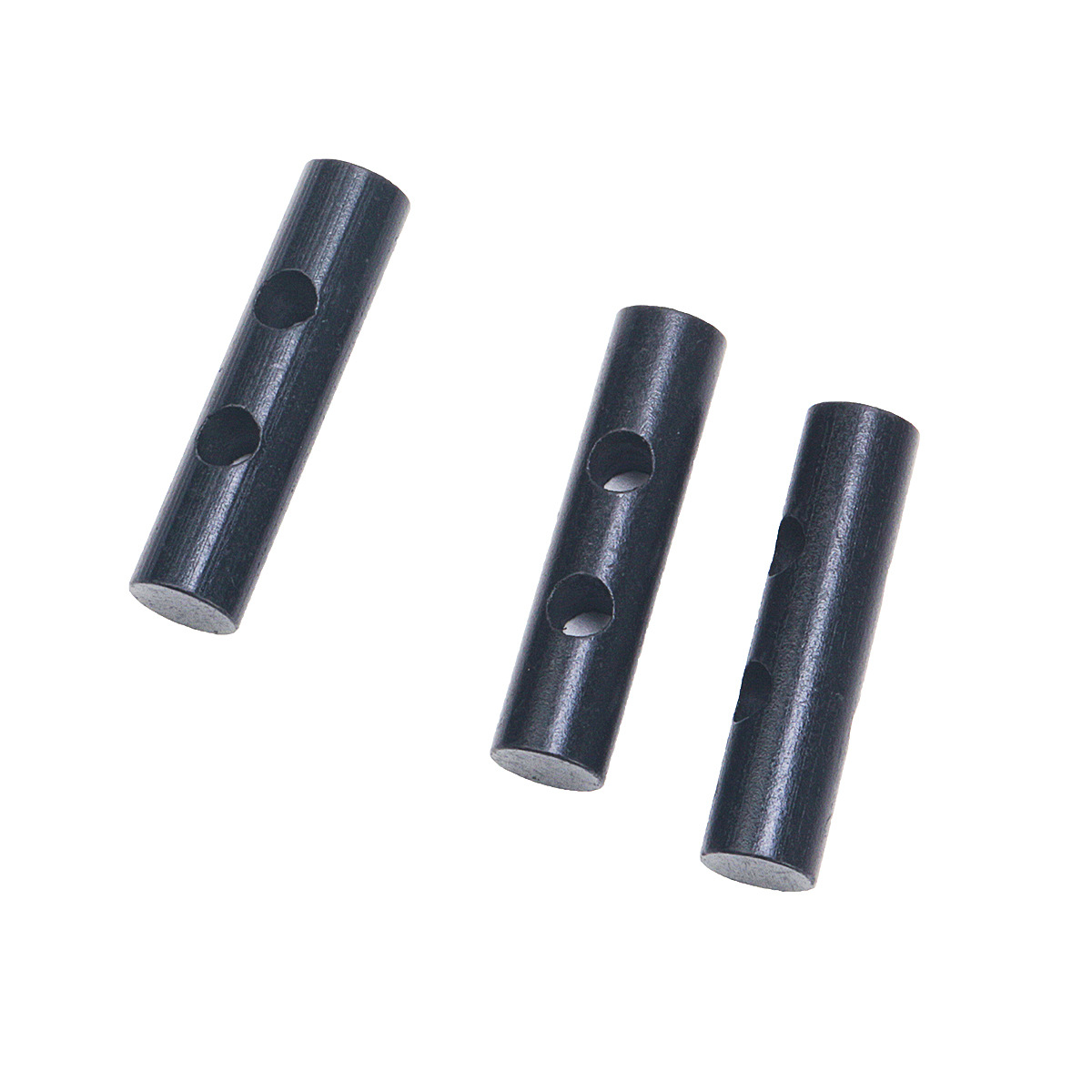 barra de magnesio de supervivencia al aire libre con dos agujeros, pedernal perforado mini, accesorio de pulsera tejida especial para camping