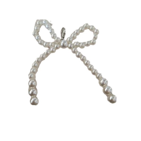 한국의 새로운 고급 질감 진주 활 신발 버클 매달려 패션 고급 작은 향기 신발 끈