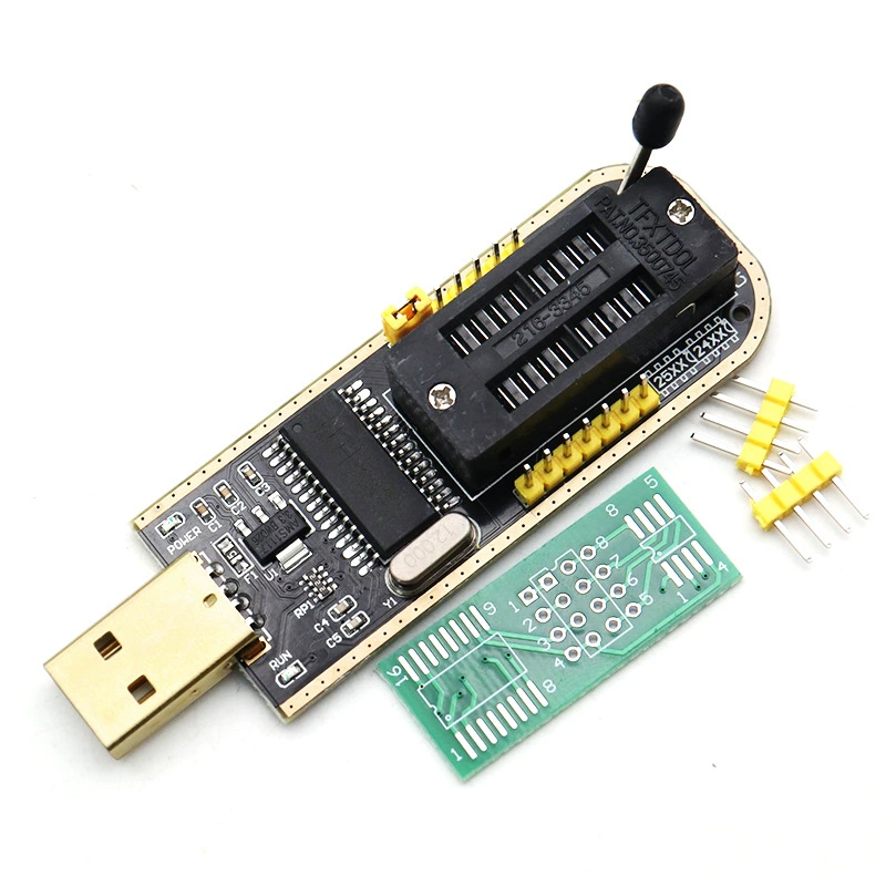 Программатор CH341A Local Gold USB для плат, прошивки BIOS/FLASH (24/25), программатор-писатель
