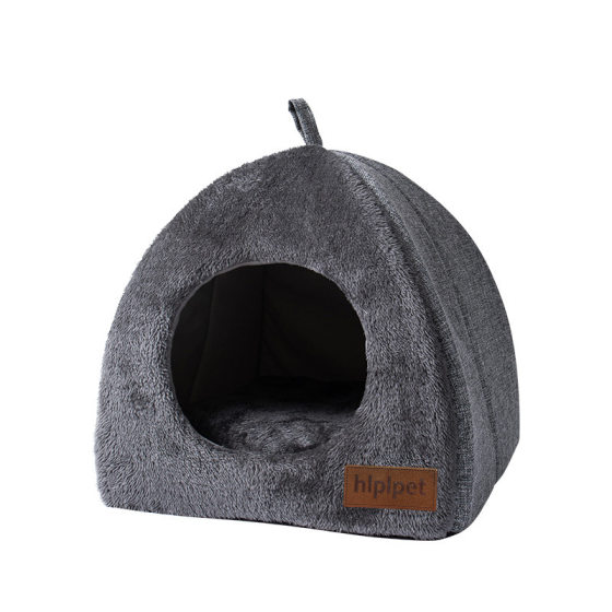 Cross-border Thickened Deep Sleep Dog Kennel Triangle Cat Kennel Closed Cat House Pet Kennel Warm Pet Supplies