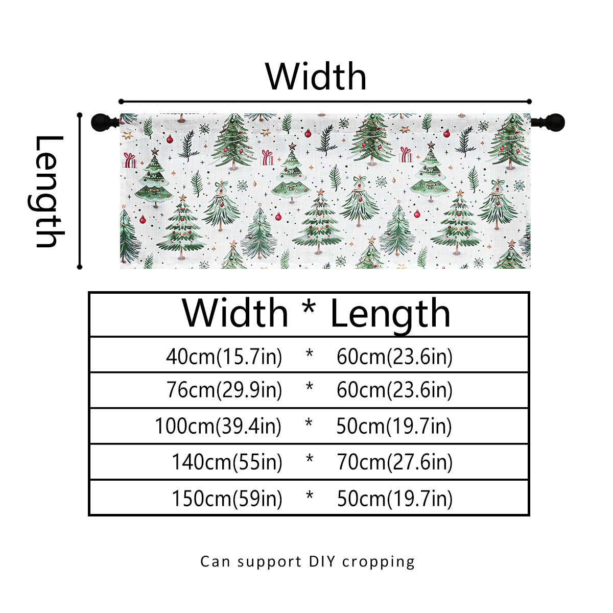 Amazon Navidad bosque cortinas