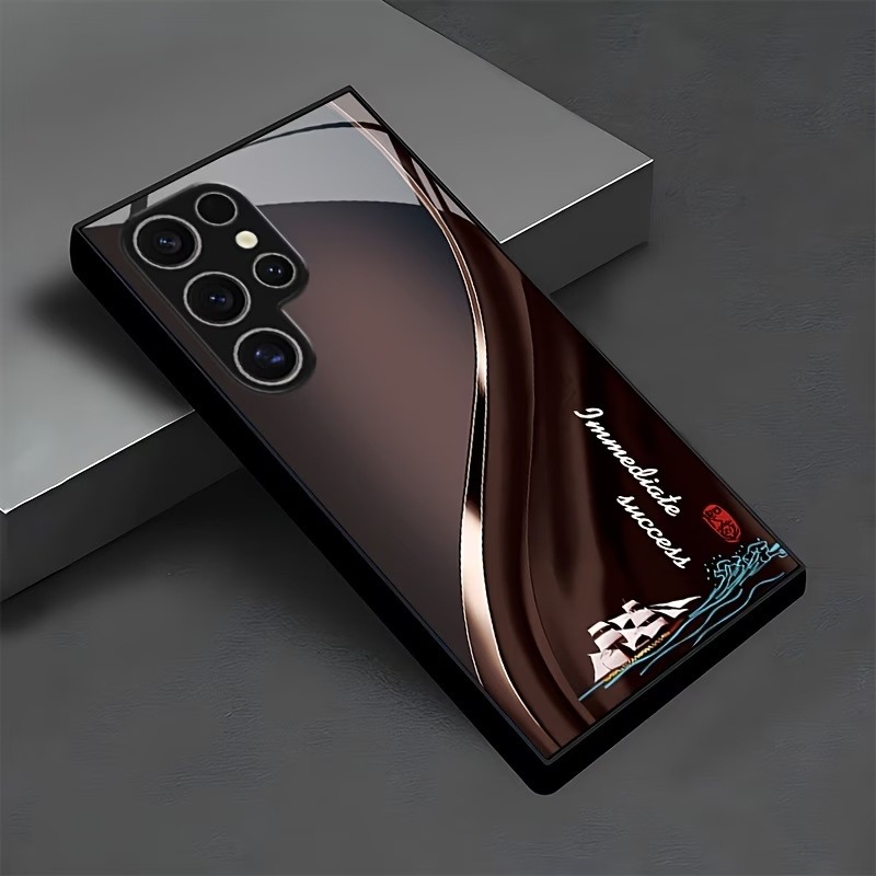 Cross-Border Best-Selling High-End Men's Business Gradient Samsung S25Ultra Tempered Glass Phone Case, Customizable with Your Own Design Cross-Border Best-Selling High-End Men's Business Gradient Samsung S25Ultra Tempered Glass Phone Case, Customizable with Your Own Design