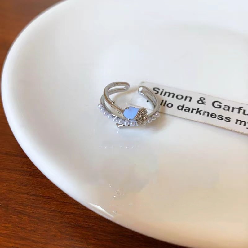 Blue Rose Ring