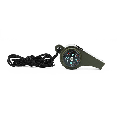 Outdoor survival whistle, life-saving whistle, first aid whistle, high pitch and high frequency, earthquake relief whistle, 3-in-1 whistle