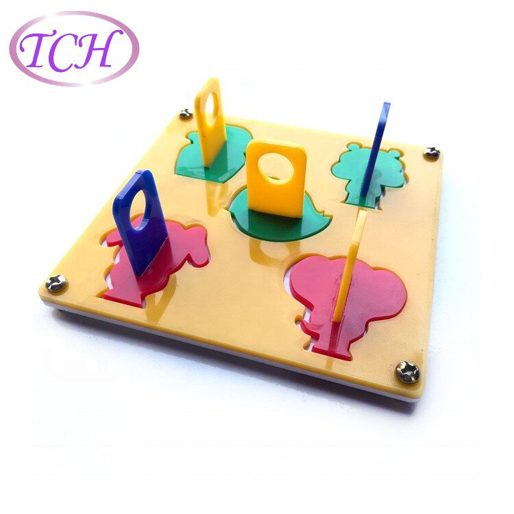 亚克力室内室外拼色拼图游戏套装有机玻璃儿童成人形状拼图玩具