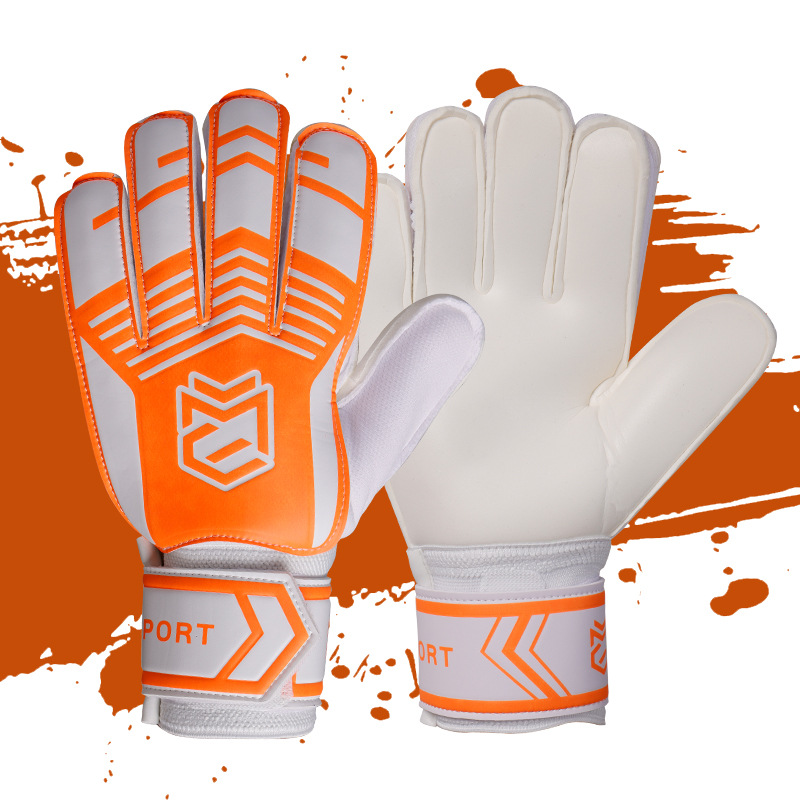 Portero, portero de fútbol, transpirable, niños de primaria, dedos, antideslizantes, entrenamiento profesional para adultos, guantes resistentes al desgaste
