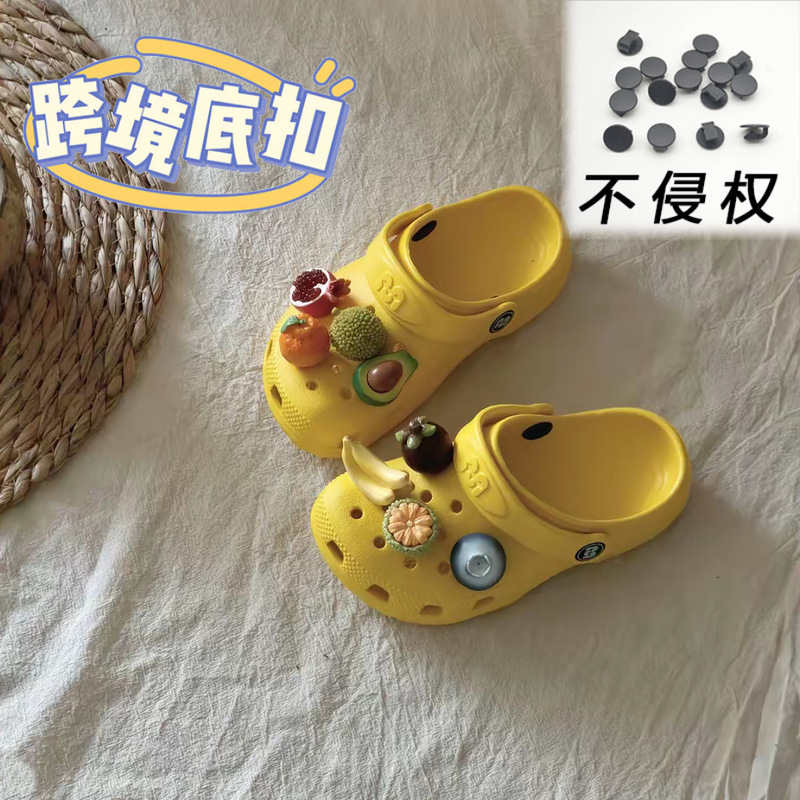 Children's Clogs Shoe Charms Tropical Fruit Realistic Food Toy Shoe Decorations 3D Detachable DIY Resin Trendy Accessories Children's Clogs Shoe Charms Tropical Fruit Realistic Food Toy Shoe Decorations 3D Detachable DIY Resin Trendy Accessories