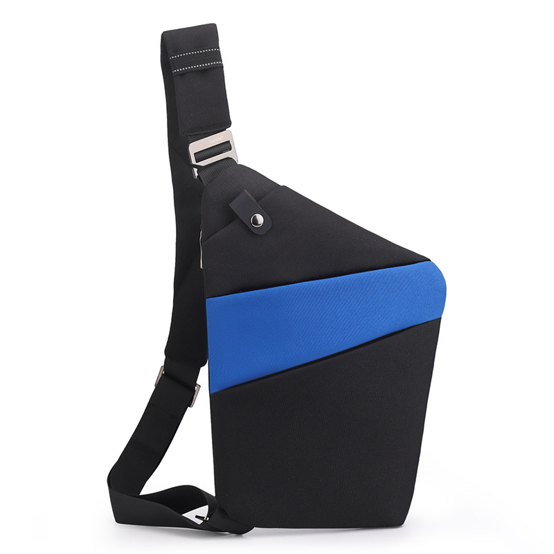 Black with blue left shoulder