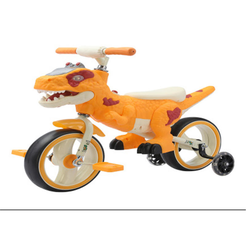 Scooter de Equilibrio de Dinosaurio para Niños de 2 a 8 Años de Metal para Bebés