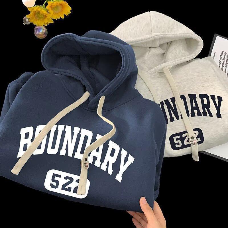 Heavyweight Hooded Fleece Sweatshirt for Men 2025 Autumn and Winter American Style Jacket Ins Hong Kong Style Loose Trendy Brand Plus Size Top Heavyweight Hooded Fleece Sweatshirt for Men 2025 Autumn and Winter American Style Jacket Ins Hong Kong Style Loose Trendy Brand Plus Size Top
