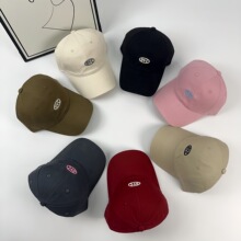 新款立体绣NYC棒球帽2024春夏帽子女百搭显脸小鸭舌帽户外遮阳帽