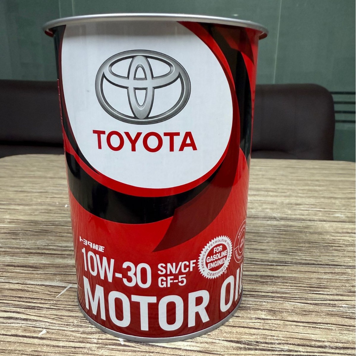日本进口丰田10W30全合成机油 SP GF-5  汽车发动机润滑油1L
