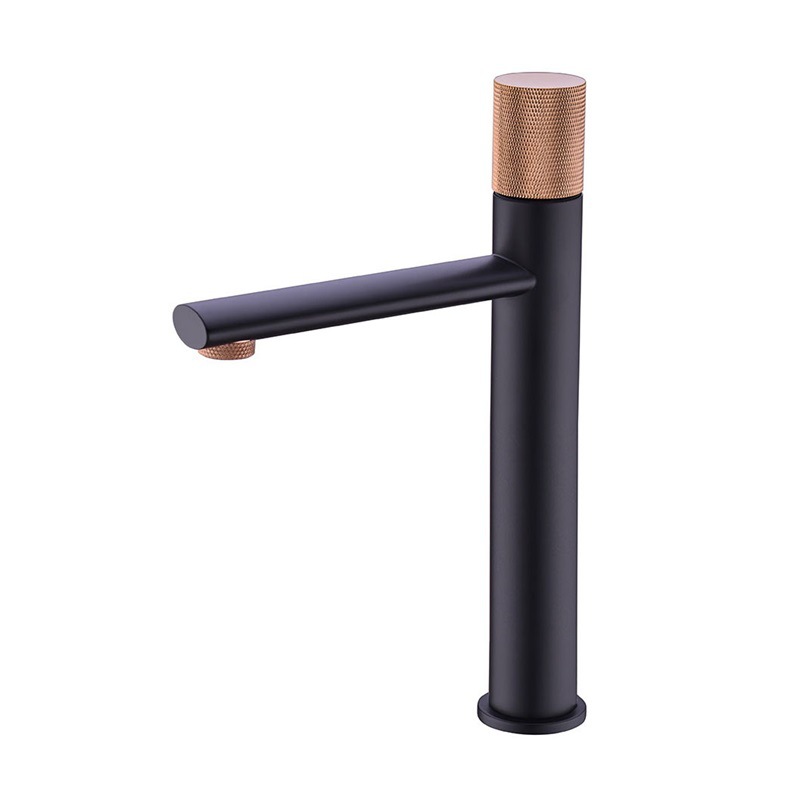 Grifo Mezclador para Lavabo Sobre Encimera 30031 de Cobre Monomando Agua Caliente y Fría image 18