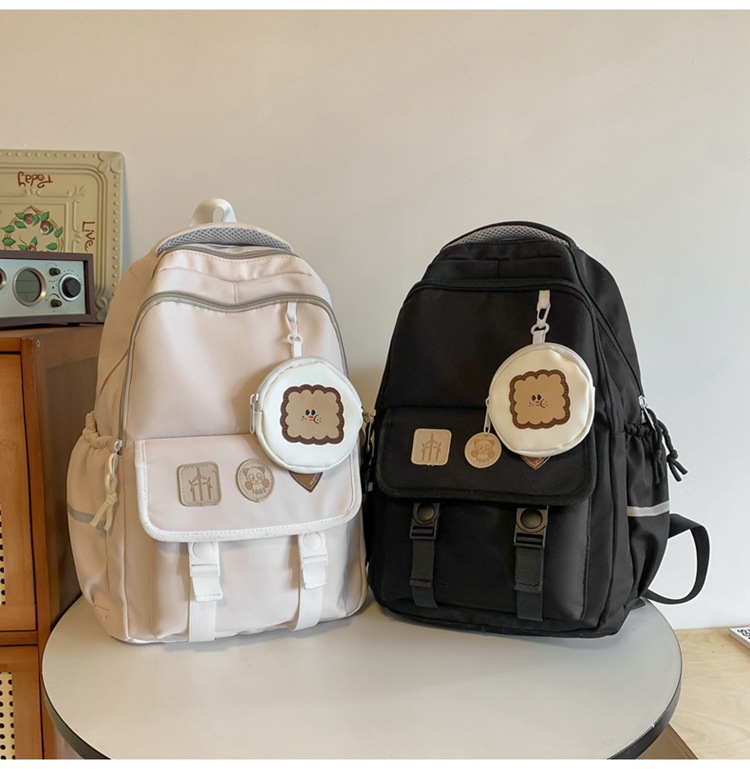Kids Backpacks New Junior High School High School School Pink Girl Junior High School High School Student Backpack_voghion.com